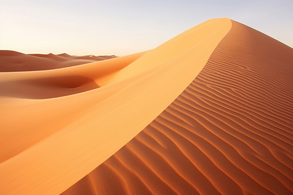  Sand desert outdoors nature. AI generated Image by rawpixel.
