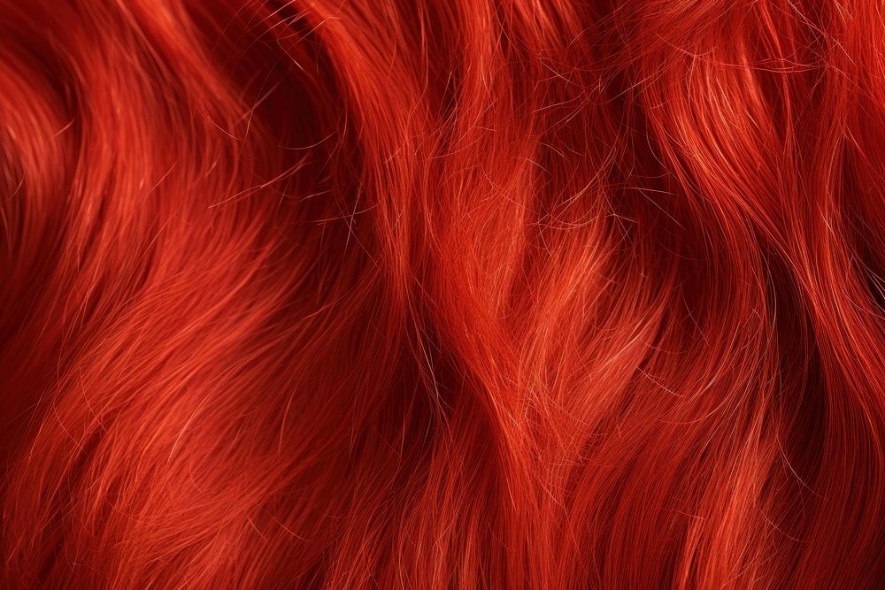  Red Hair strip texture backgrounds full frame hairstyle. AI generated Image by rawpixel.