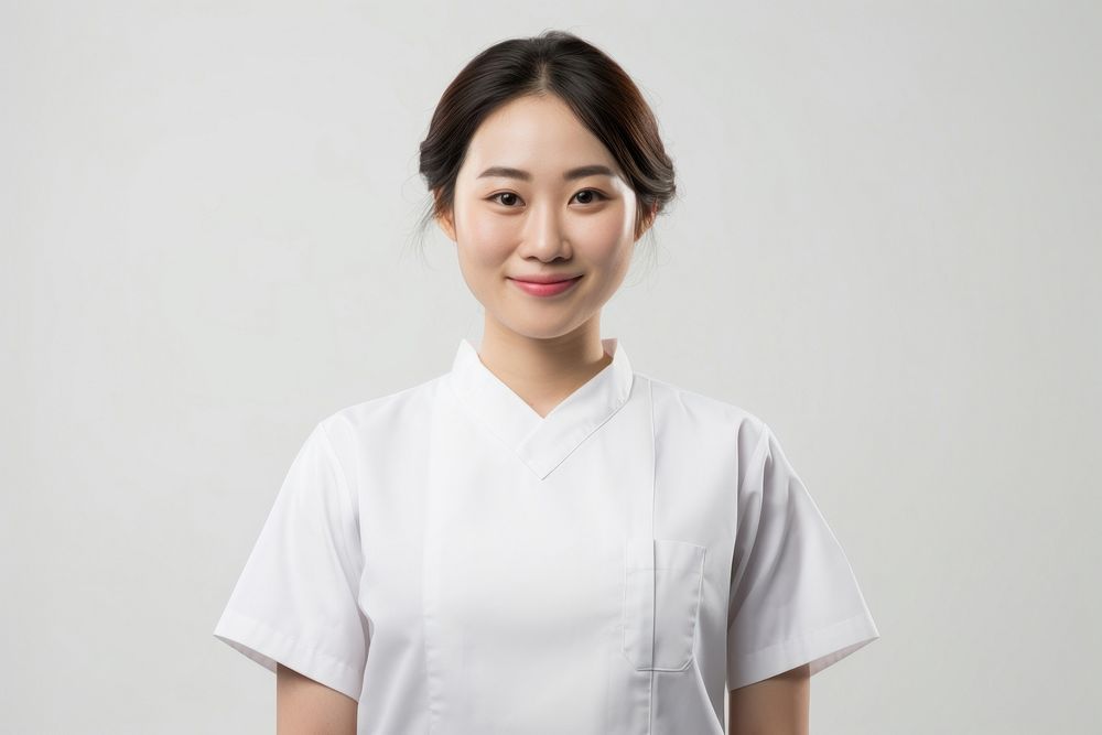  Female nurse blouse adult white background. AI generated Image by rawpixel.