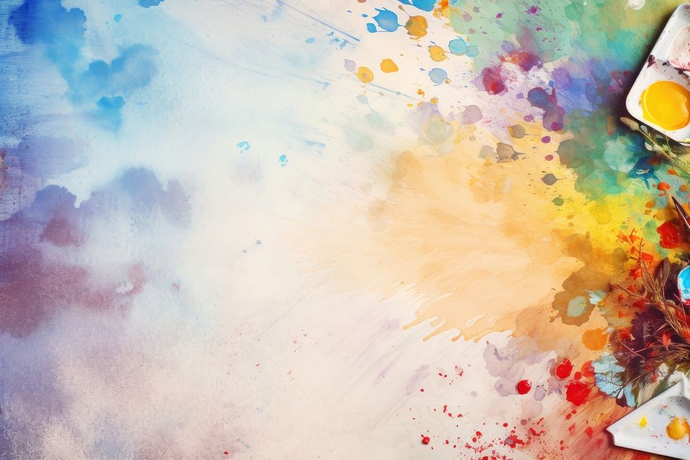  Watercolor background texture backgrounds painting art. AI generated Image by rawpixel.