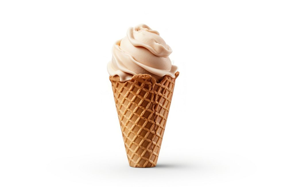 Ice cream dessert food cone.
