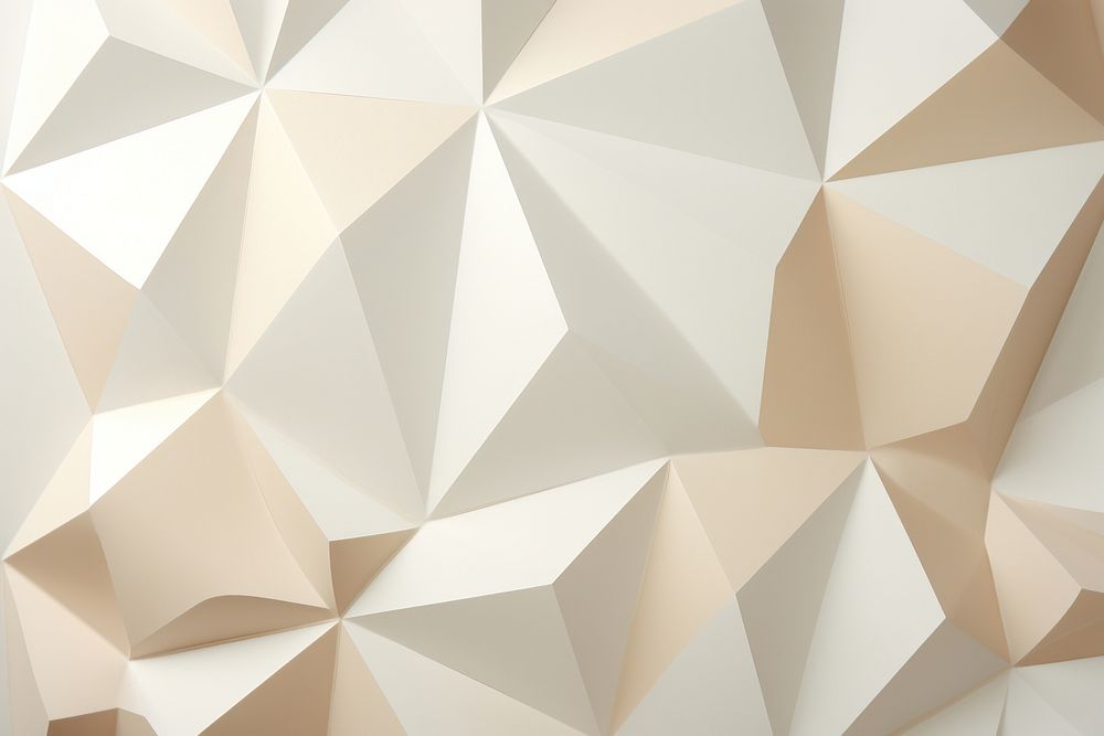  White and beige geometric texture background backgrounds paper wall. AI generated Image by rawpixel.