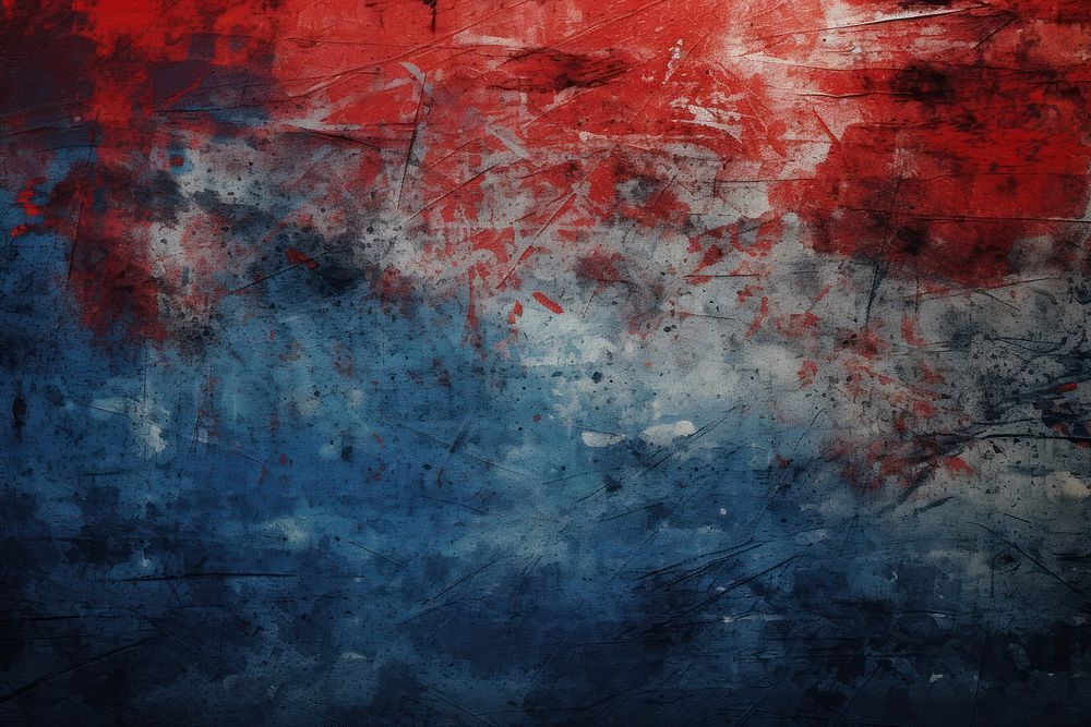  Abstract grunge blue and red texture background backgrounds painting architecture. AI generated Image by rawpixel.