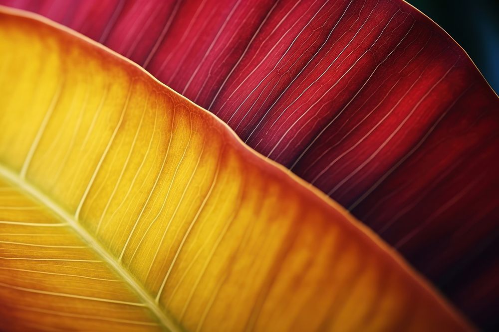  Nature background Abstract red and yellow leaf texture backgrounds abstract. AI generated Image by rawpixel.