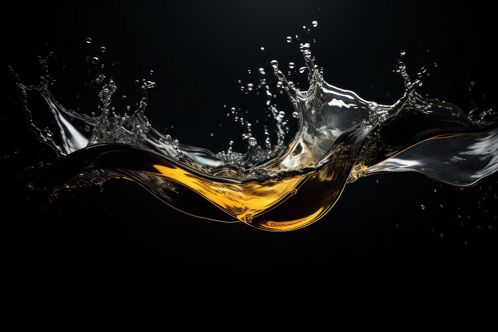  Dark background black refreshment simplicity. AI generated Image by rawpixel.