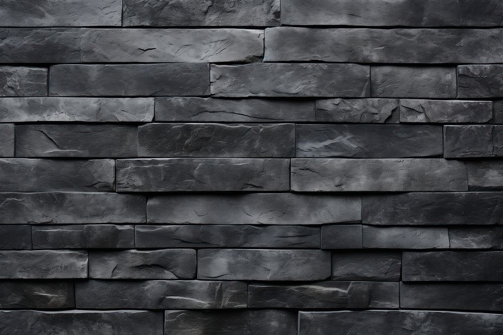  Black brick wall texture for pattern background black architecture backgrounds. AI generated Image by rawpixel.
