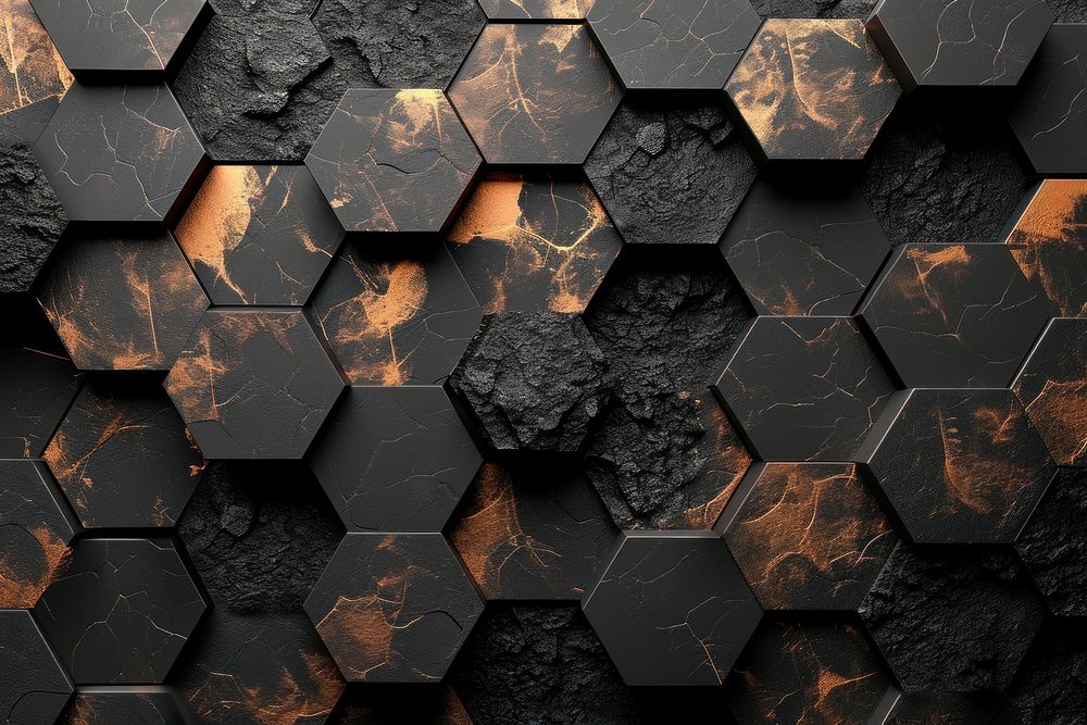Geometric abstract background black gold backgrounds electronics.