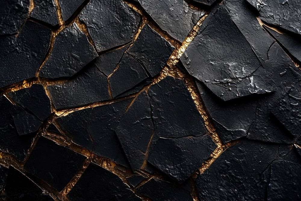 Geometric abstract background black gold backgrounds textured.