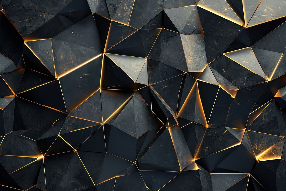 Geometric abstract background black gold architecture backgrounds.