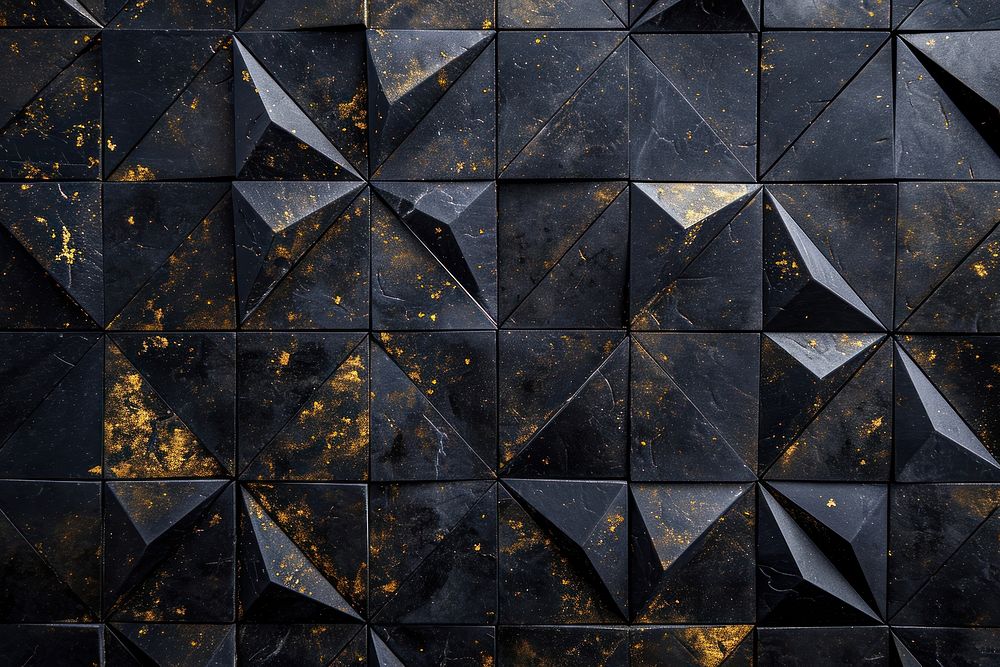 Geometric abstract background black gold | Free Photo - rawpixel