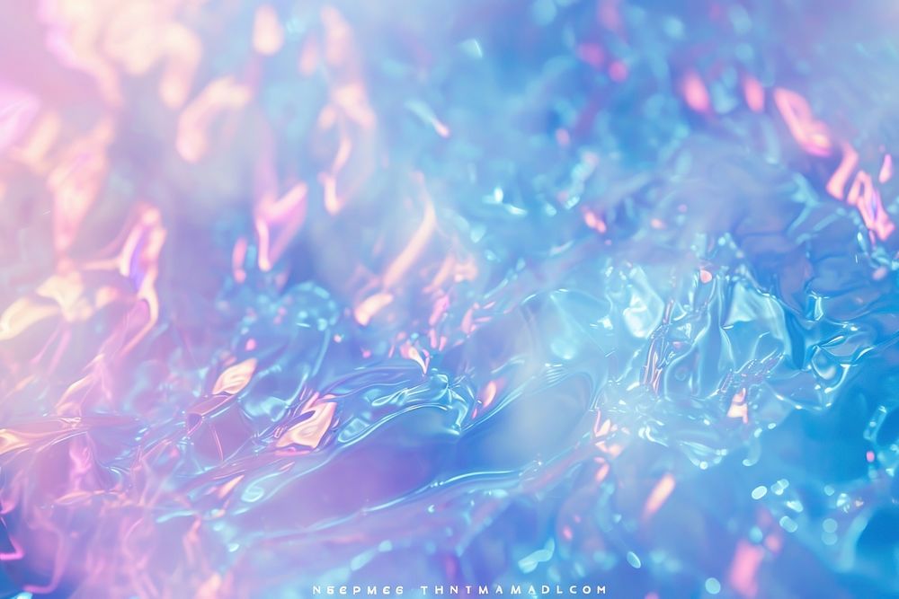 Blue pastel holographic abstract background backgrounds pattern.