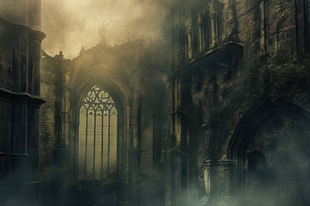 Gothic abstract background architecture outdoors spirituality.