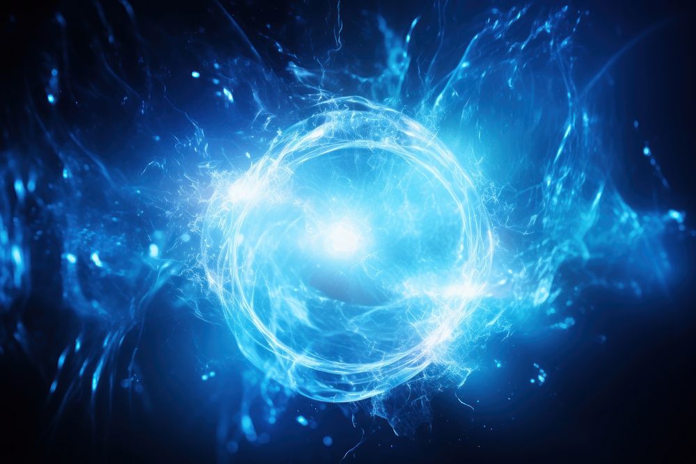  Magic superpower blue light spell texture white background no objective backgrounds. AI generated Image by rawpixel.