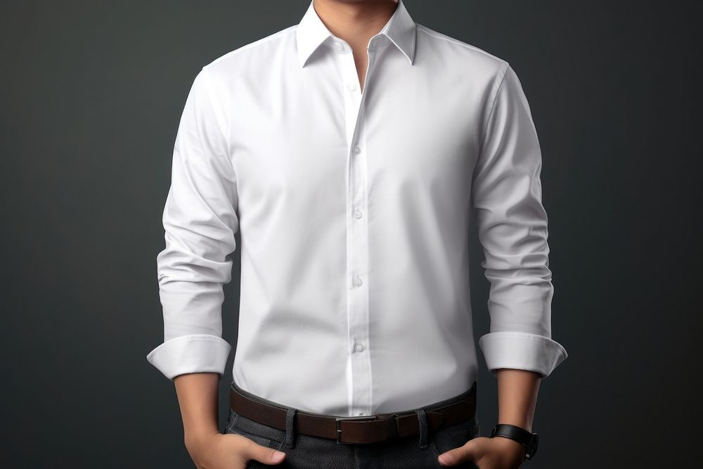 Focus on high resolution shirt  design white shirt fashion. AI generated Image by rawpixel.