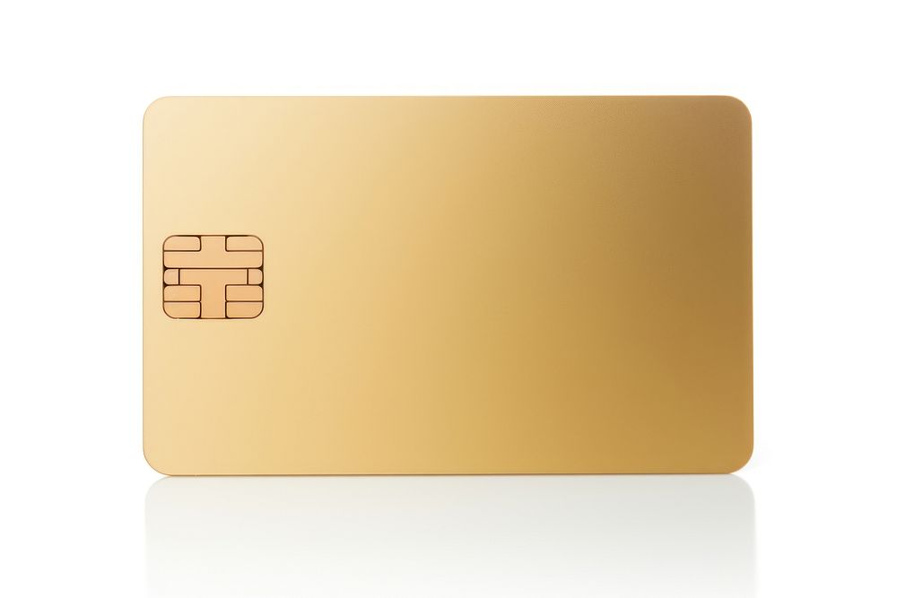  Minimal gold caditcard white background no text no logo. AI generated Image by rawpixel.