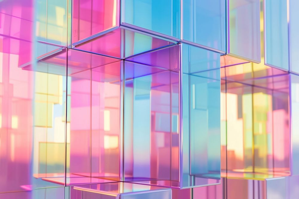 Pastel holographic pattern backgrounds abstract.