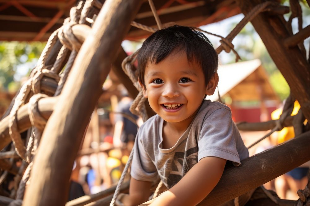 Laos kid playground outdoors child.