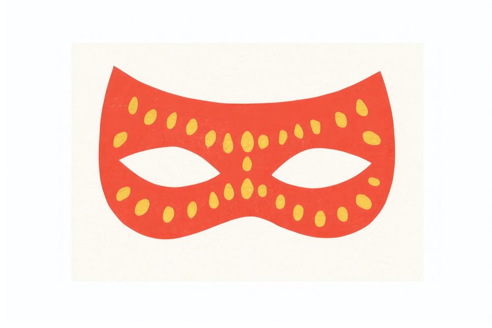 Mardi gras mask celebration moustache rectangle.