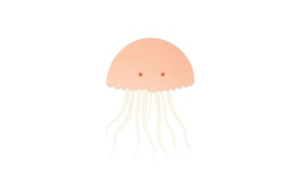 Jelly fish jellyfish white background invertebrate.