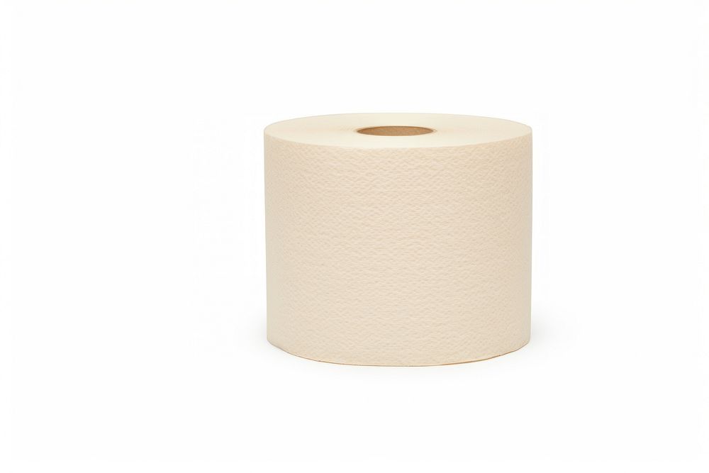 Toilet paper white background simplicity cylinder.