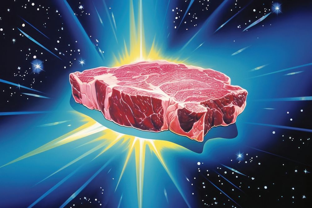 Beef beef steak meat.