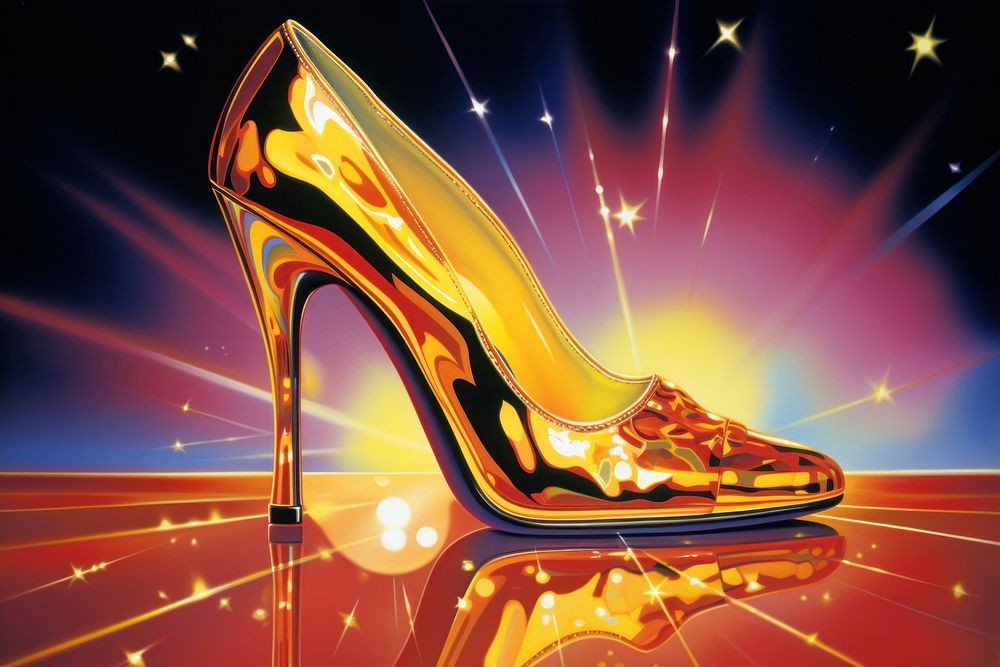 High heels footwear night shoe.