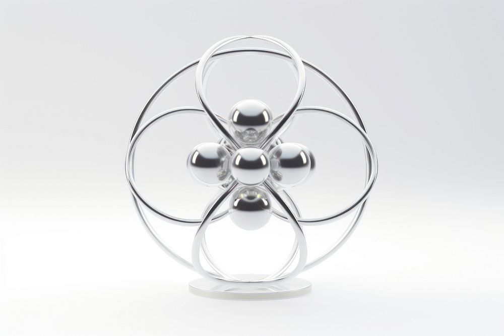 Atom icon jewelry wheel glass.