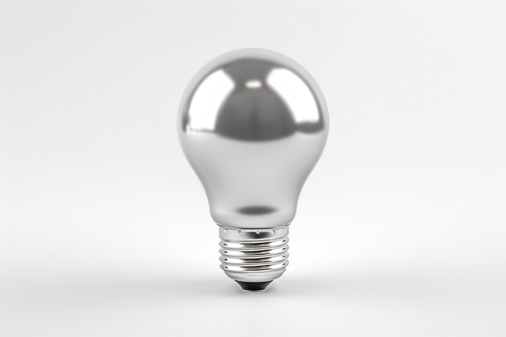Light bulb Chrome material light lightbulb electricity.