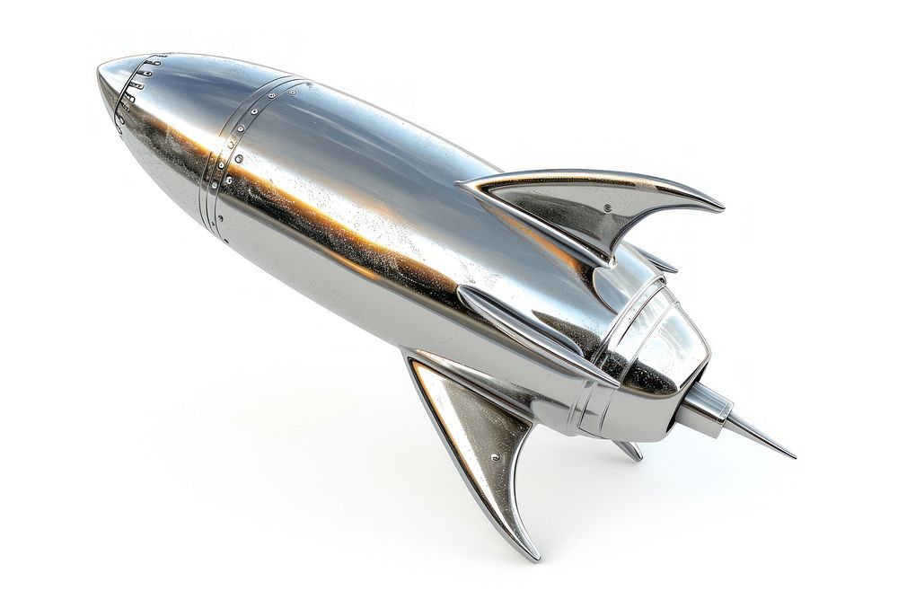 Rocket Chrome material aircraft vehicle airship.