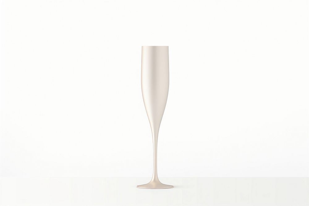 Champagne glass drink white background refreshment.