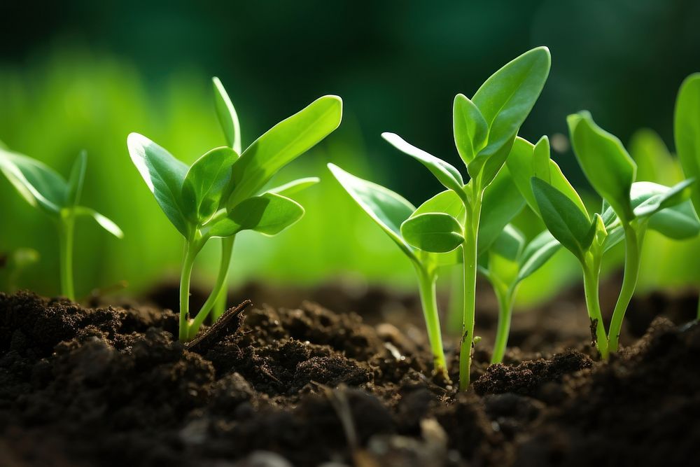 Plant growth leaf soil agriculture.