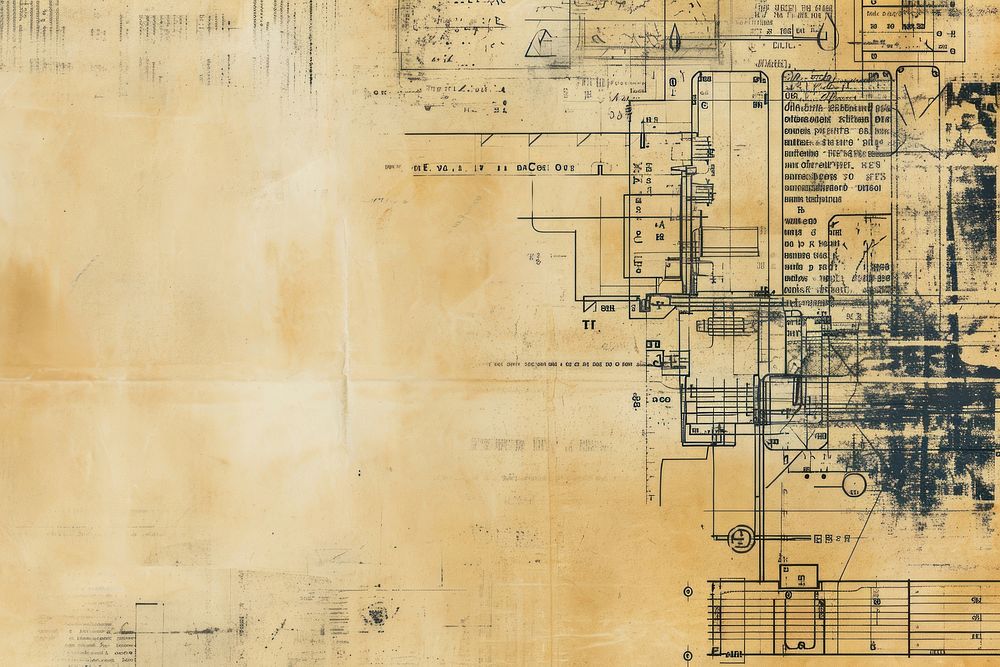 Robot sketch technology backgrounds diagram paper.