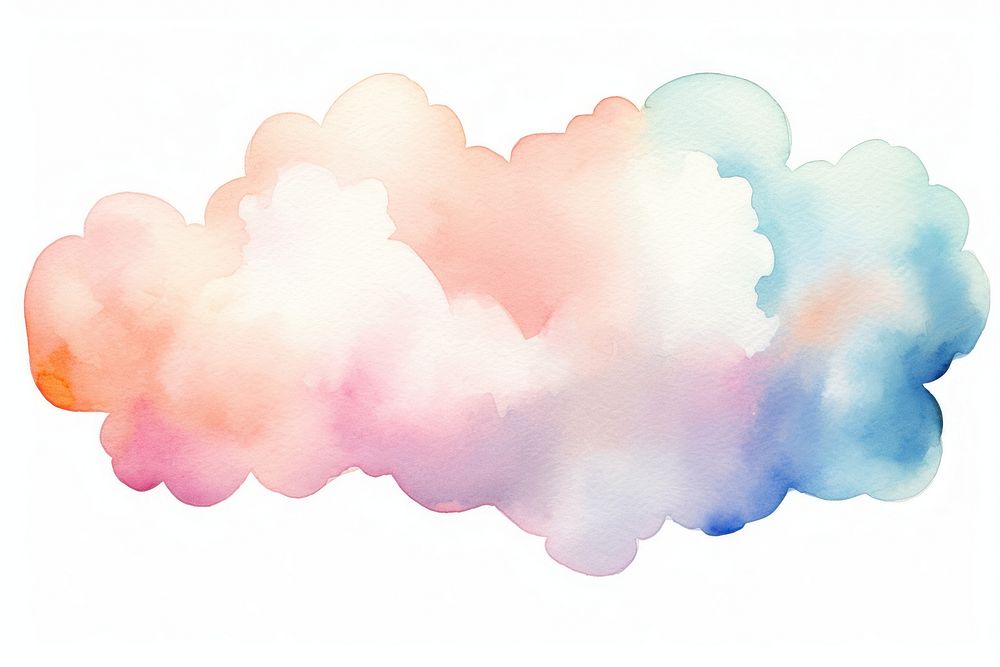 Pastel cloud backgrounds white background creativity.
