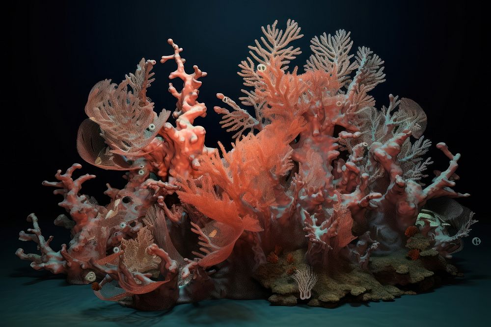 Coral reef nature sea invertebrate.
