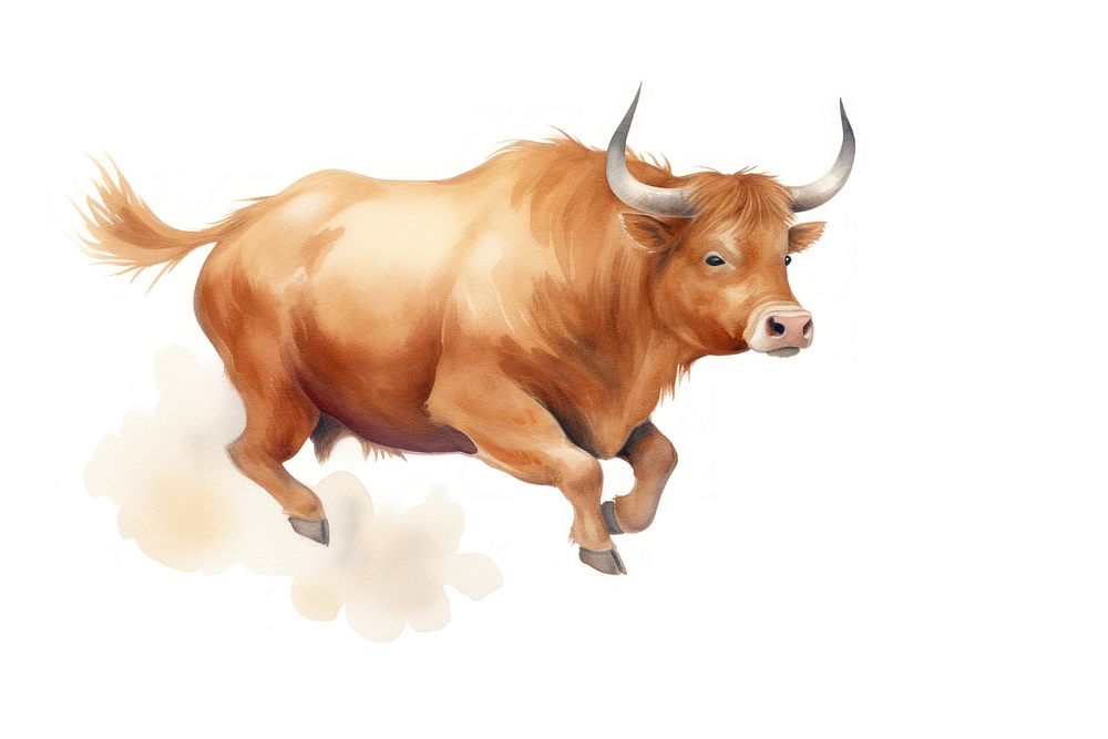 Livestock mammal cattle animal. AI generated Image by rawpixel.