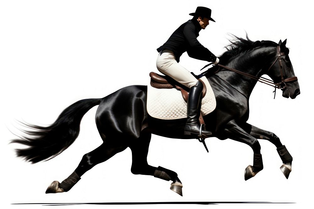 Horse riding horse mammal animal.
