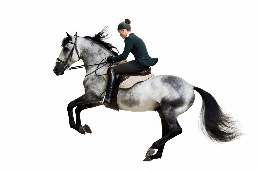 Horse riding horse recreation mammal.