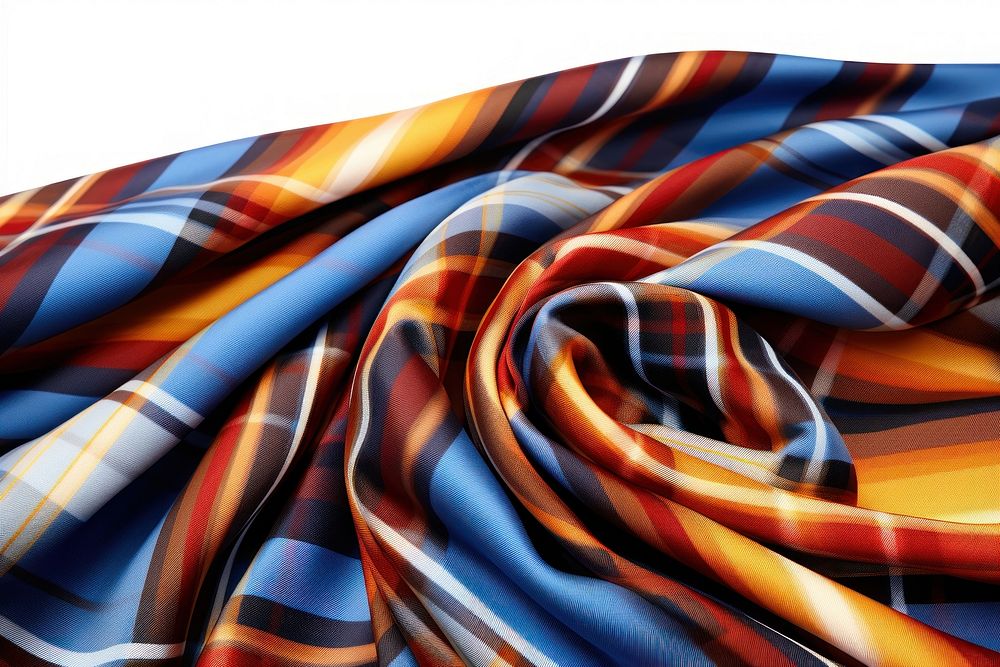 Tartan patterns on fabric backgrounds textile silk.
