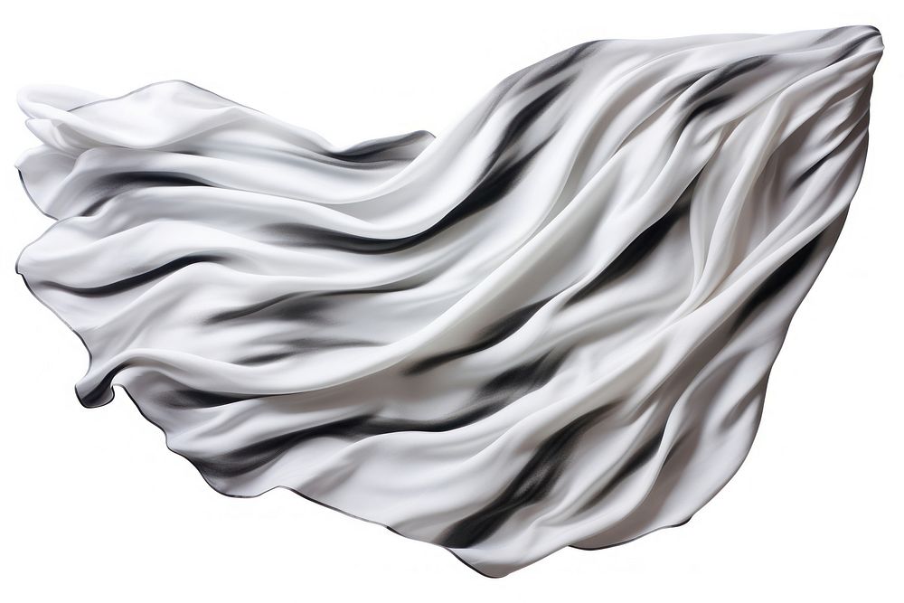 Zebra pattern fabric textile white silk.
