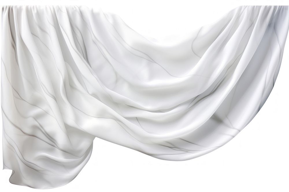 Marble pattern fabric textile white silk.