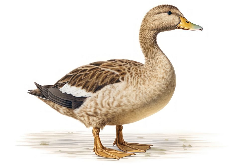  Duck animal goose bird. AI generated Image by rawpixel.