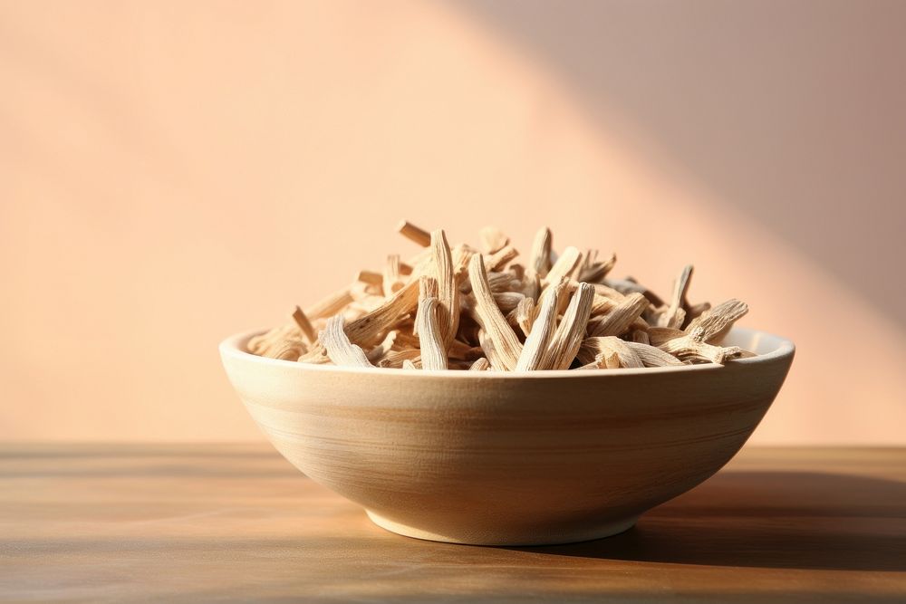 Bowl of chinese herbs food wood ingredient. AI generated Image by rawpixel.