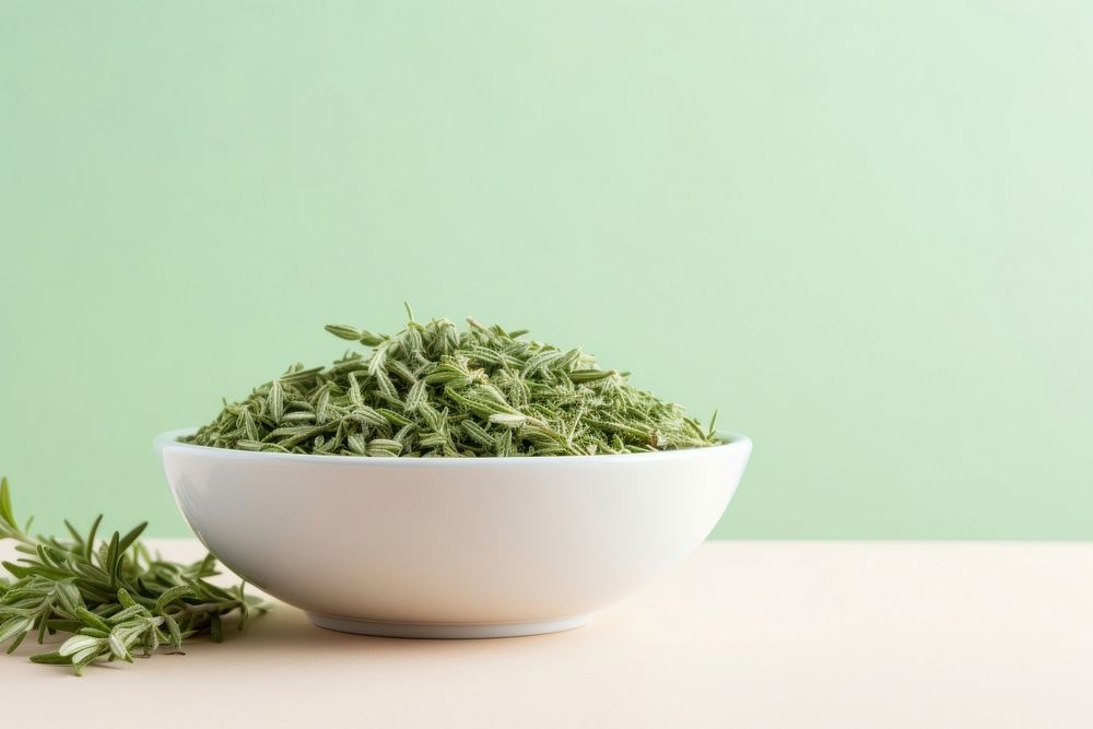 Bowl of herbs plant food vegetable. AI generated Image by rawpixel.