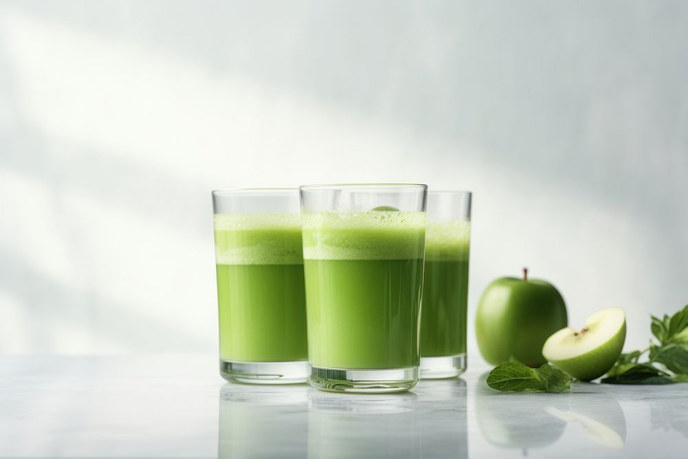Juice fruit green smoothie. AI generated Image by rawpixel.