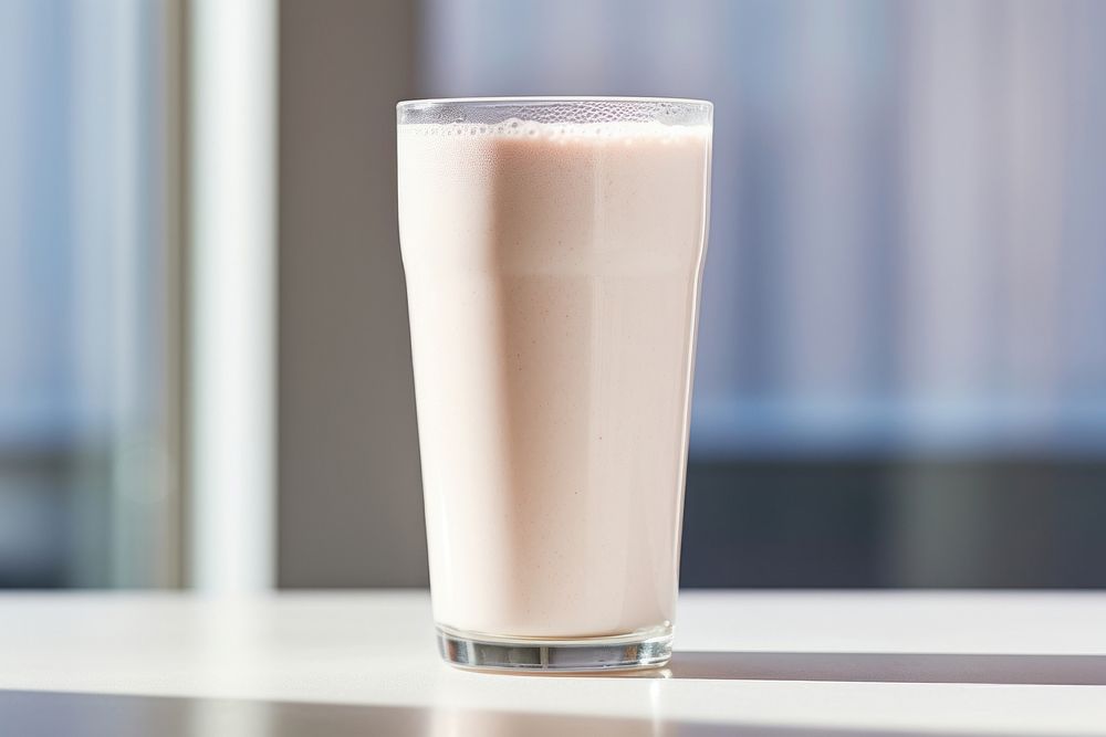 Protein shake milkshake smoothie drink. AI generated Image by rawpixel.