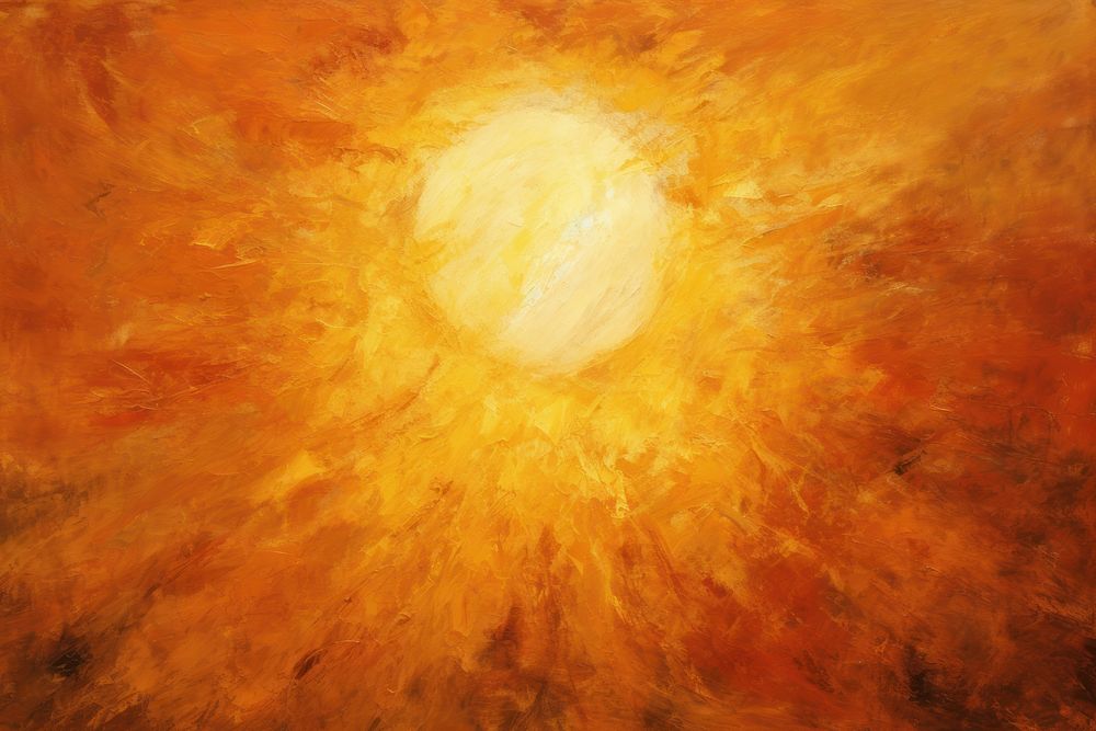  The sun painting backgrounds explosion. AI generated Image by rawpixel.