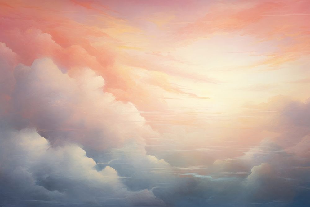  Cloud background backgrounds outdoors painting. AI generated Image by rawpixel.