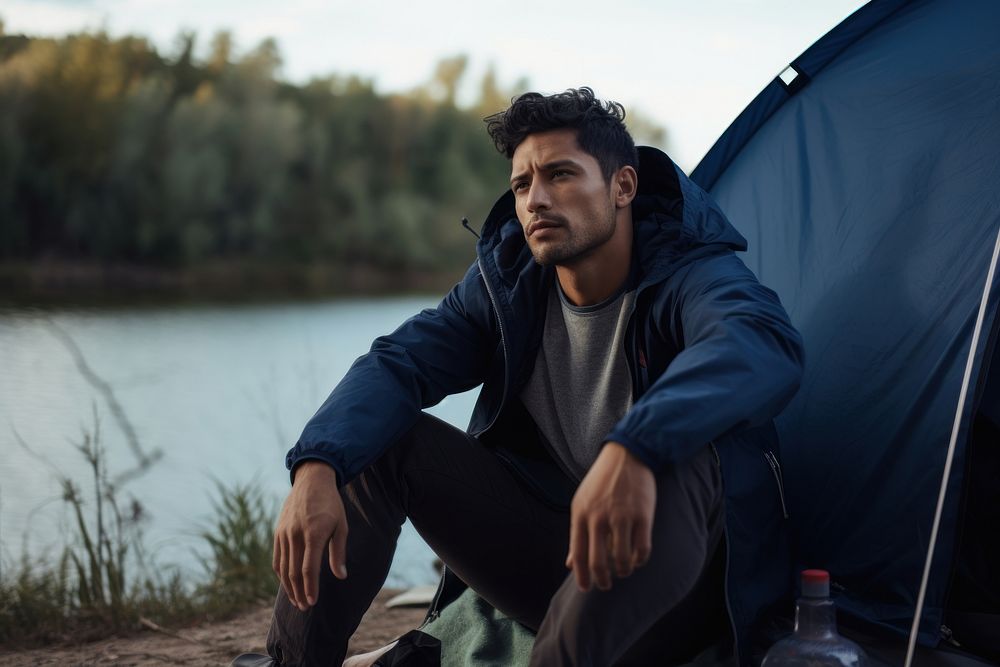 Latino outdoors camping tent.