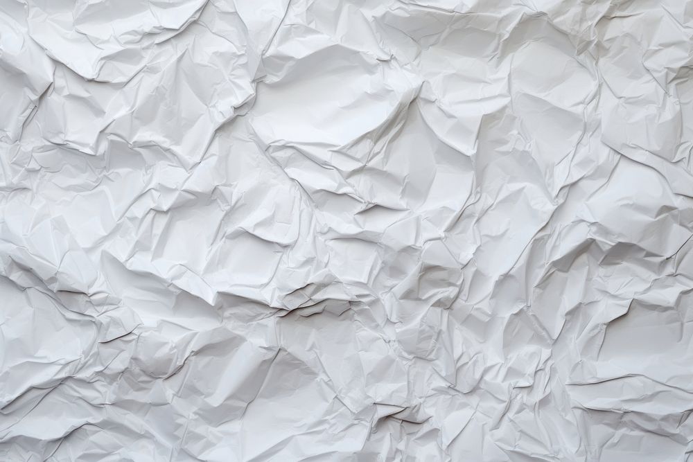Crumpled Paper Texture paper white backgrounds. AI generated Image by rawpixel.