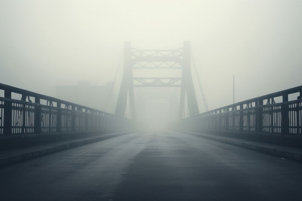 Foggy architecture cityscape outdoors. AI generated Image by rawpixel.